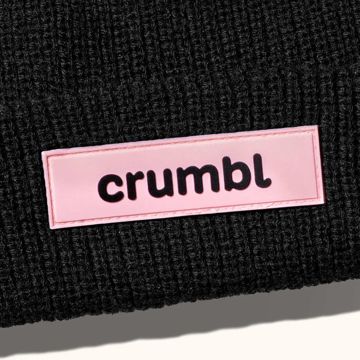 Black Patch Beanie - Image 2