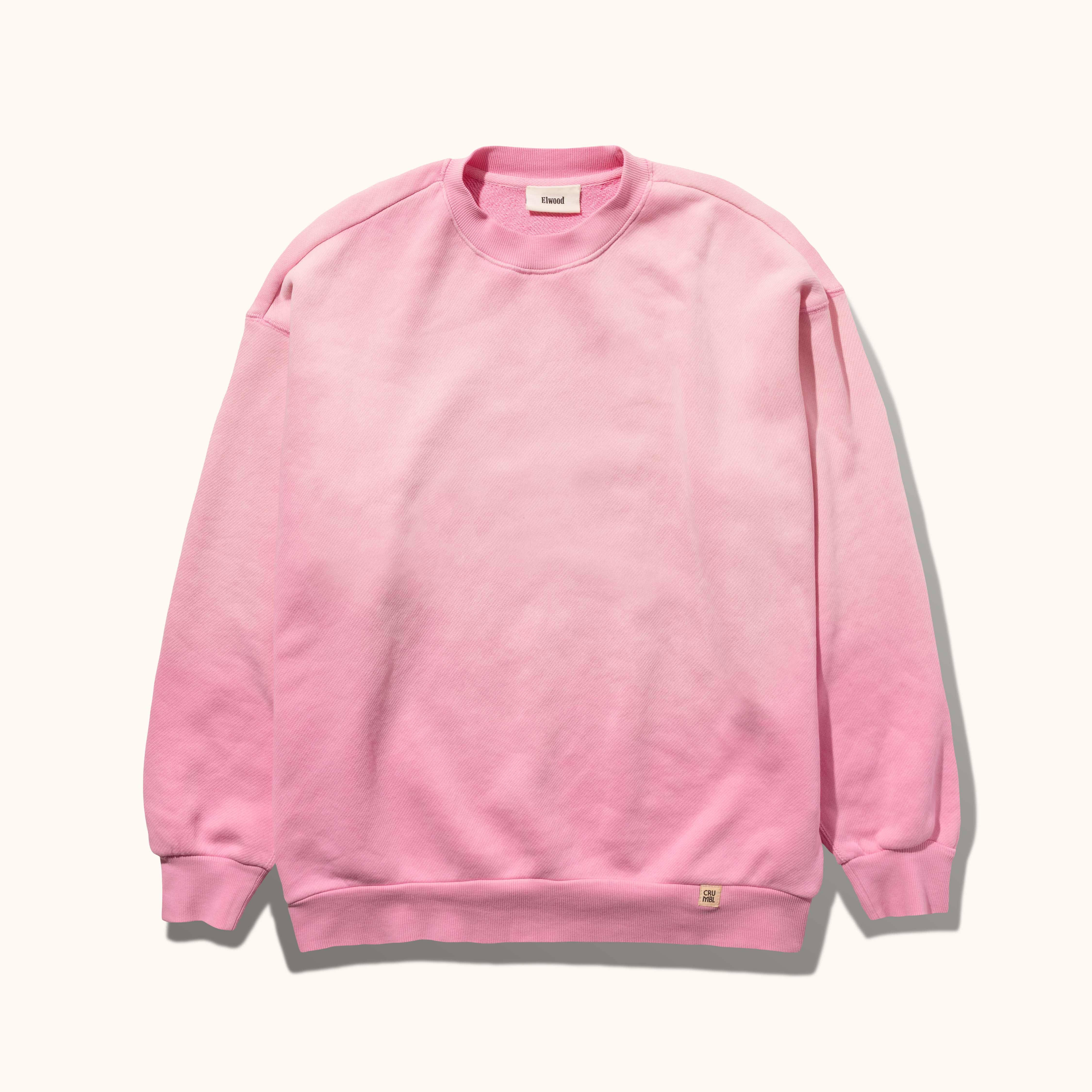Pink Sun Faded Crew Neck